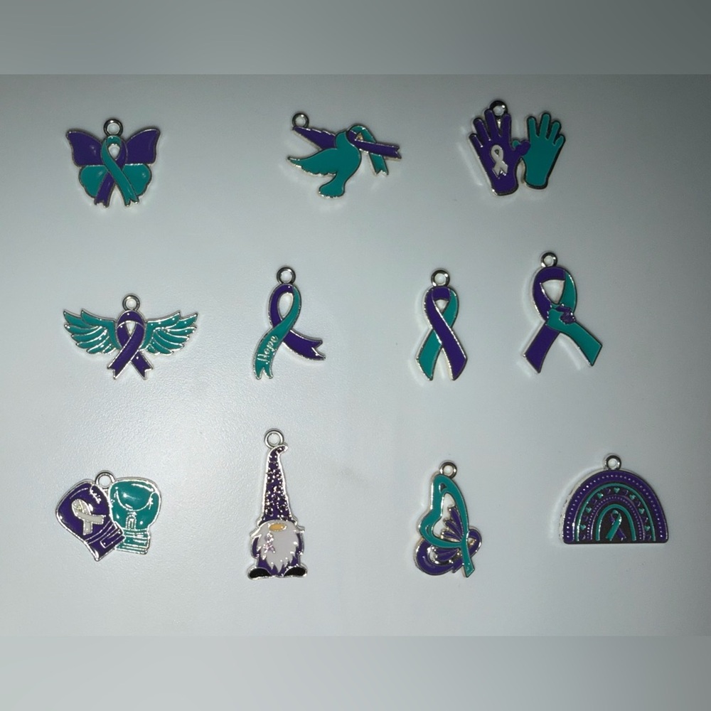 Handcrafted Custom Suicide Awareness Earring Set